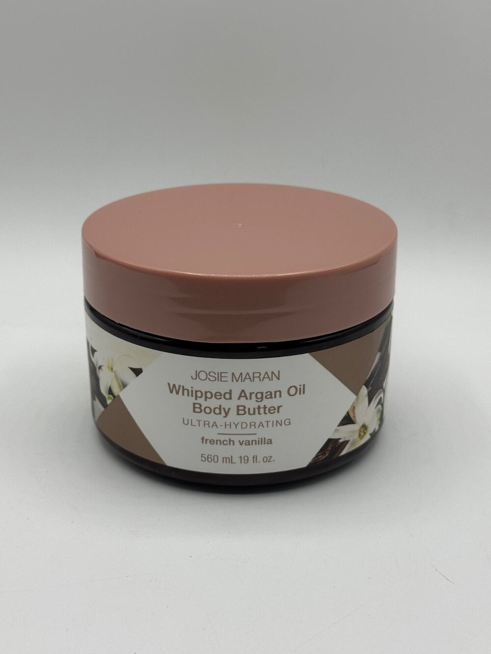 Josie Maran Whipped Argan Oil Body Butter Ultra Hydrating French Vanilla 19 OZ